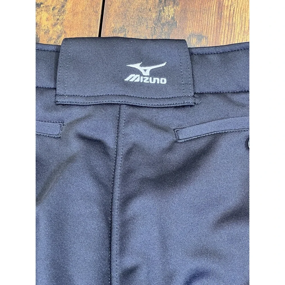 Women's Mizuno‎ Performance Softball Elastic Bottom Black Athletic Pants Sz M